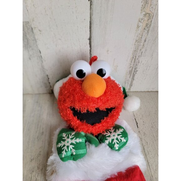 Elmo sesame street christmas stocking red xmas home decor - Picture 4 of 7